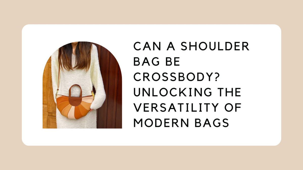 shoulder bag crossbody carry method
