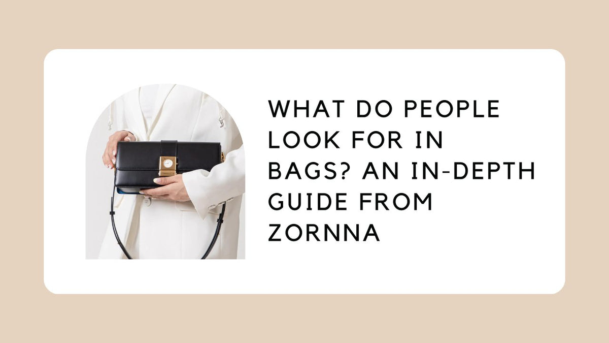 black leather baguette bag from Zornna