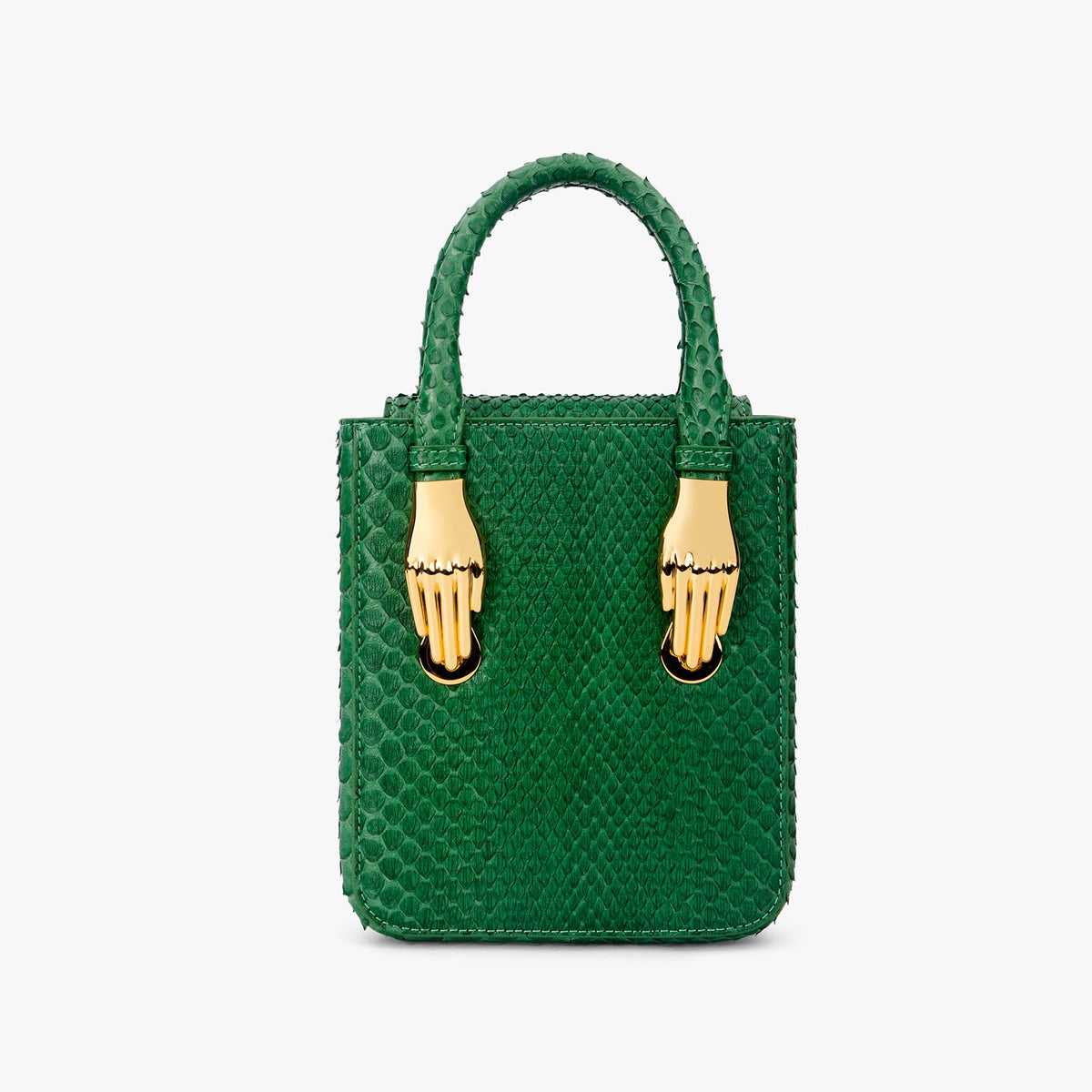 Green Luxury Python Skin Aieda Bag