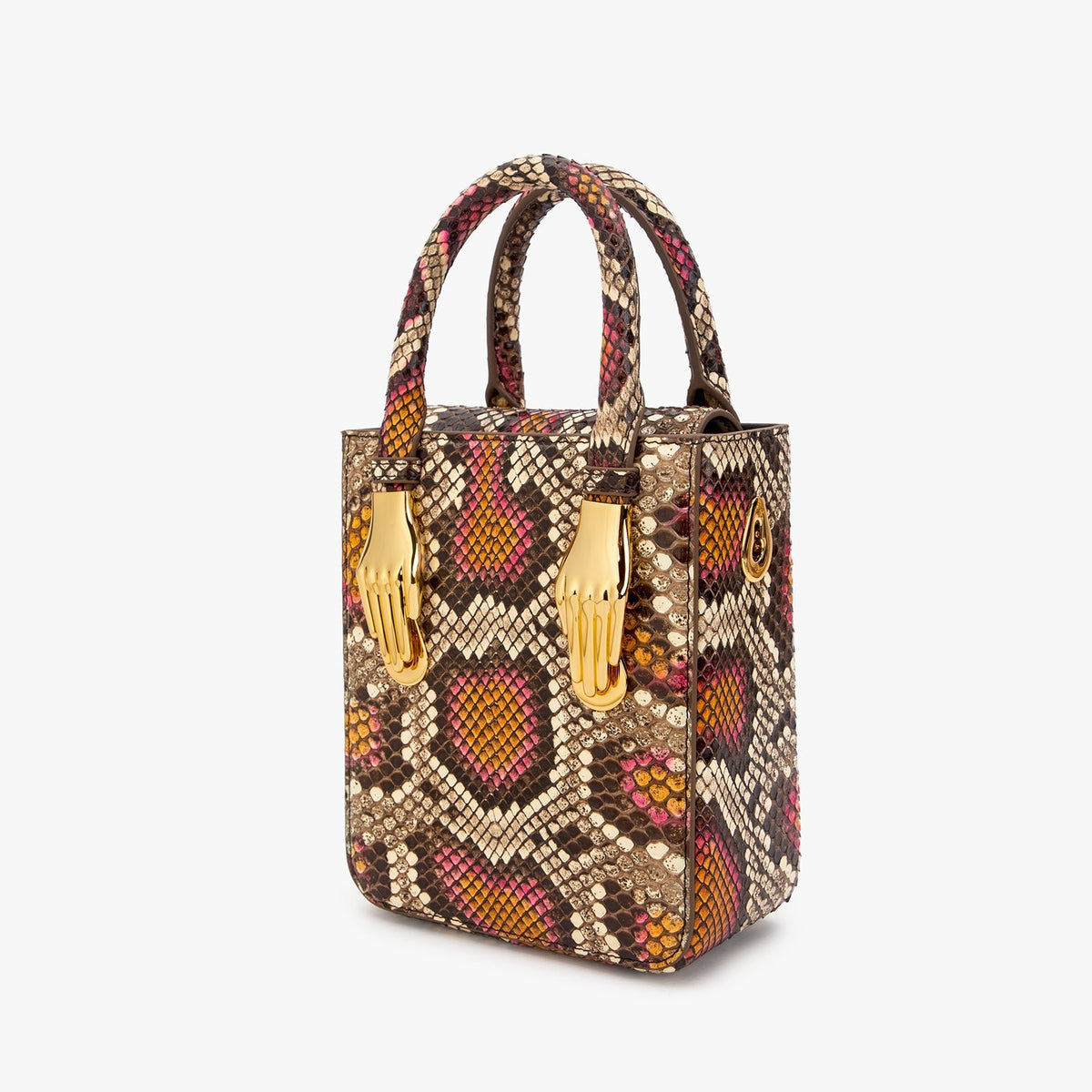 Colorful Luxury Python Skin Aieda Bag