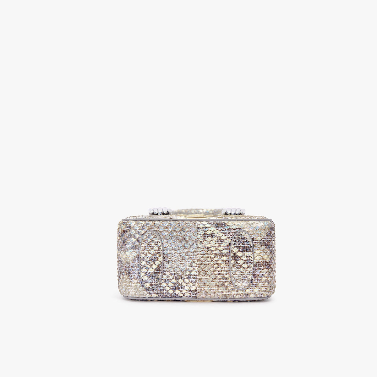 Silver Luxury Python Skin Aieda Bag