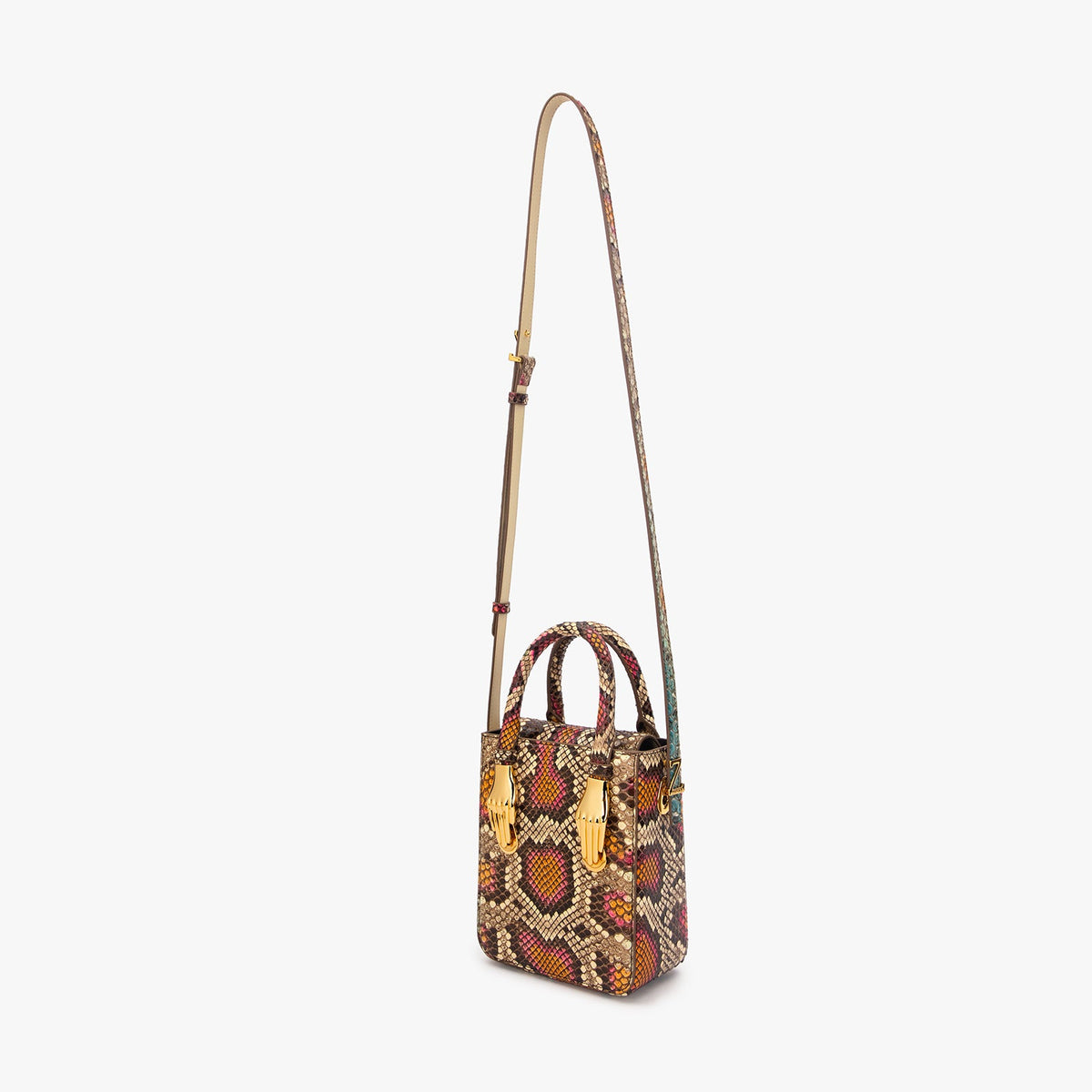 Colorful Luxury Python Skin Aieda Bag