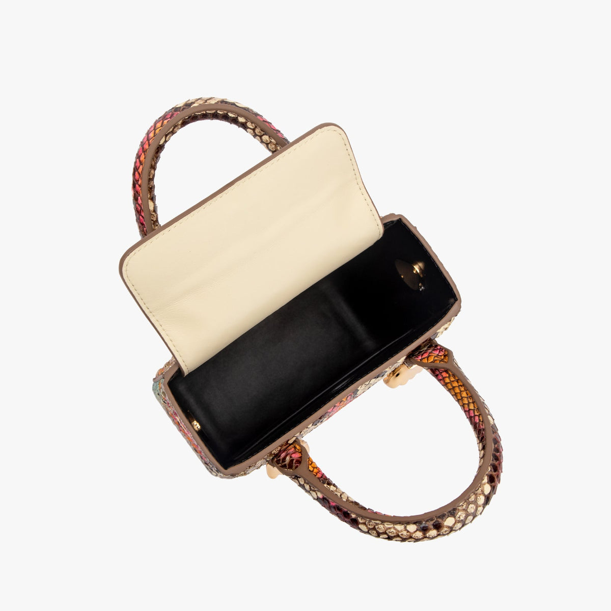 Colorful Luxury Python Skin Aieda Bag