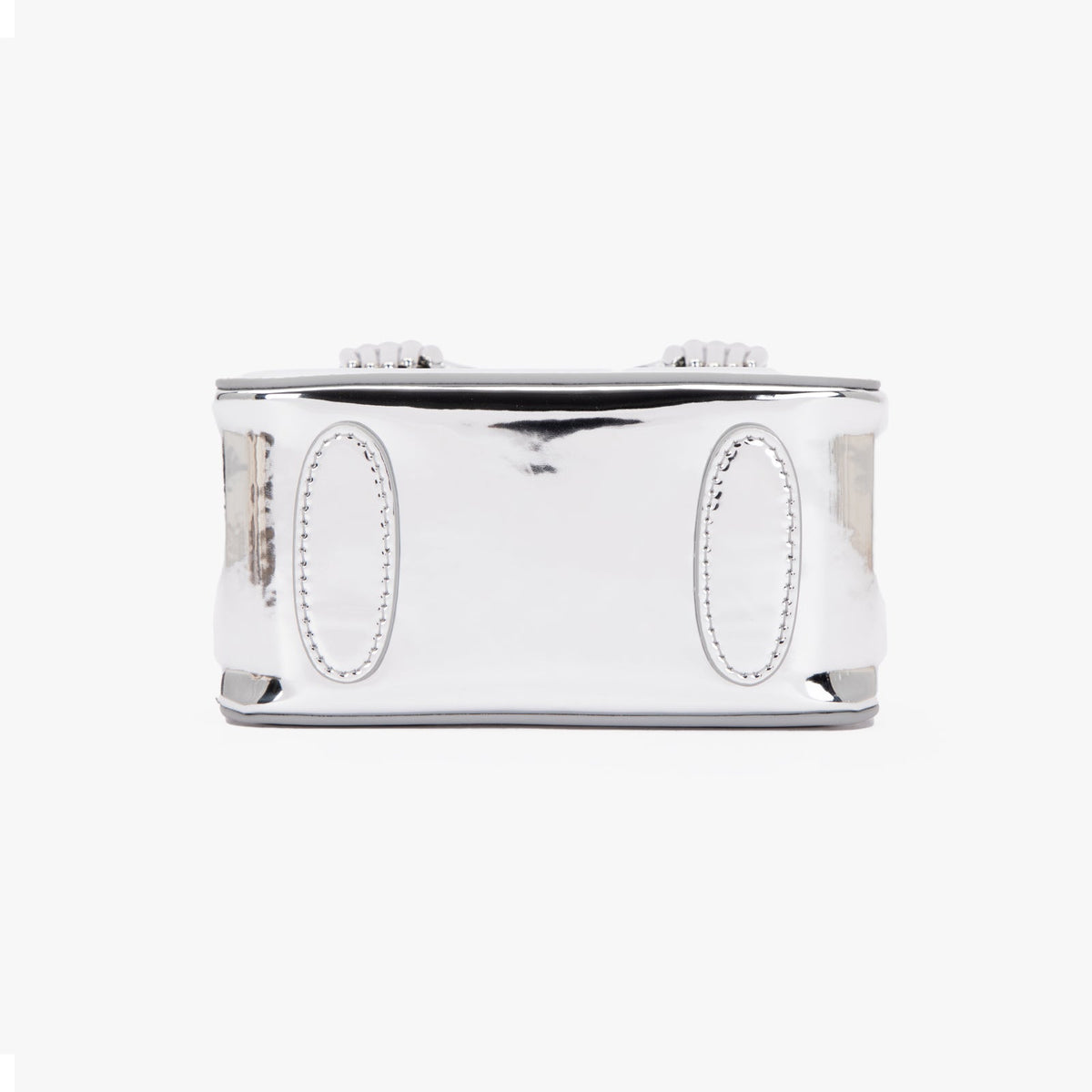 Sac Vegan en Cuir Microfibre Finition Miroir Argenté