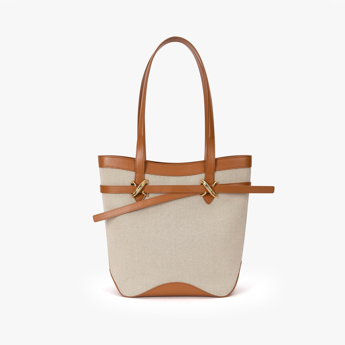 Canvas & Leather Tote Bag