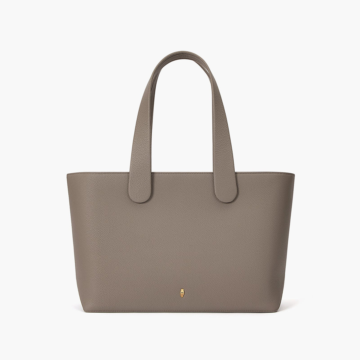 Pebbled Leather Tote Bag for Work