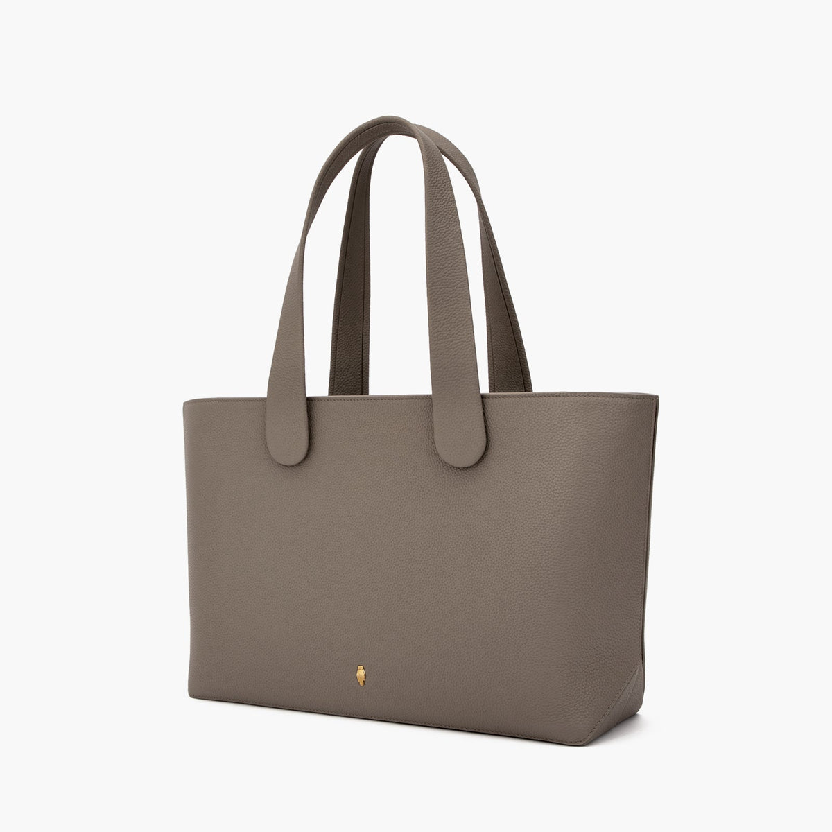 Pebbled Leather Tote Bag for Work