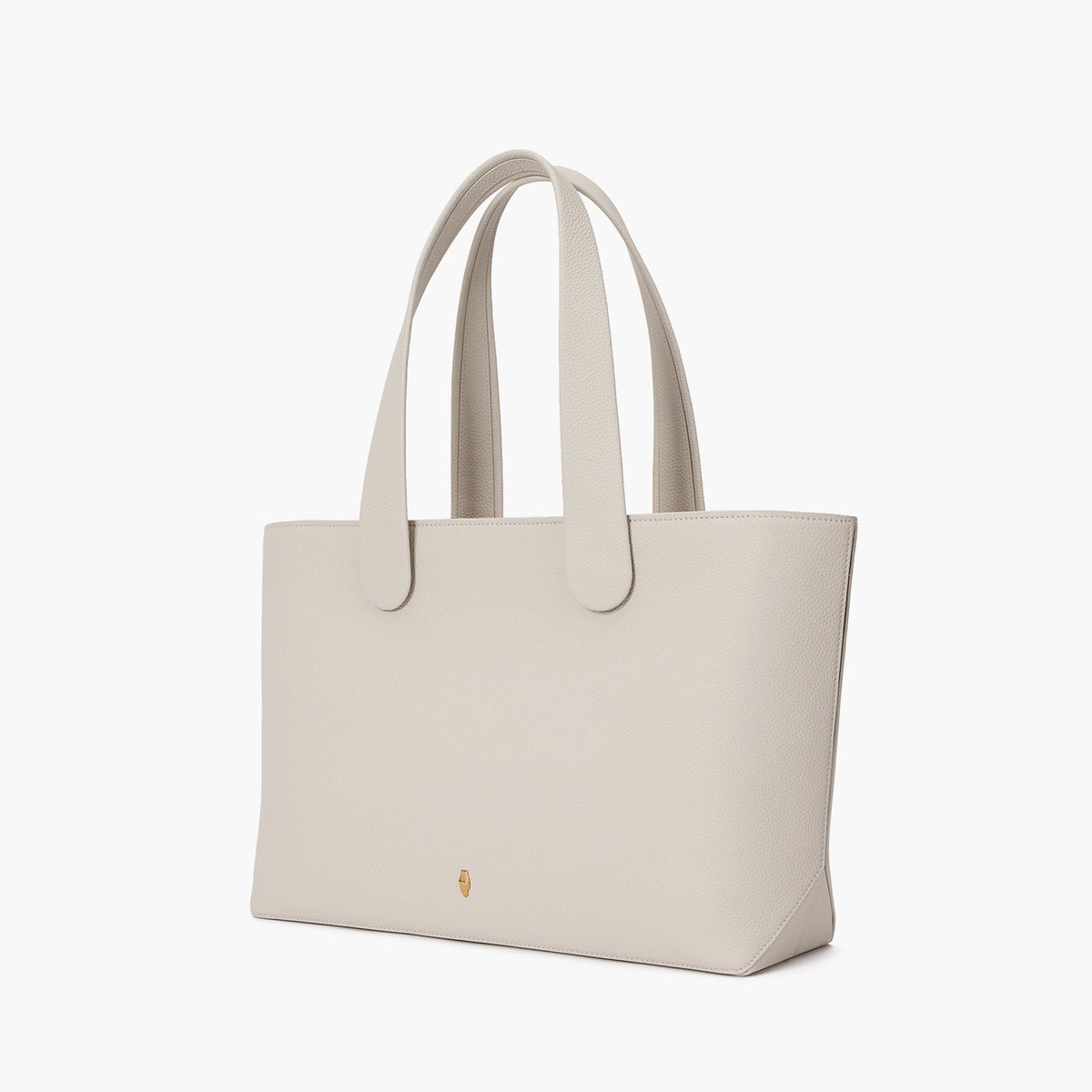 Pebbled Leather Tote Bag for Work