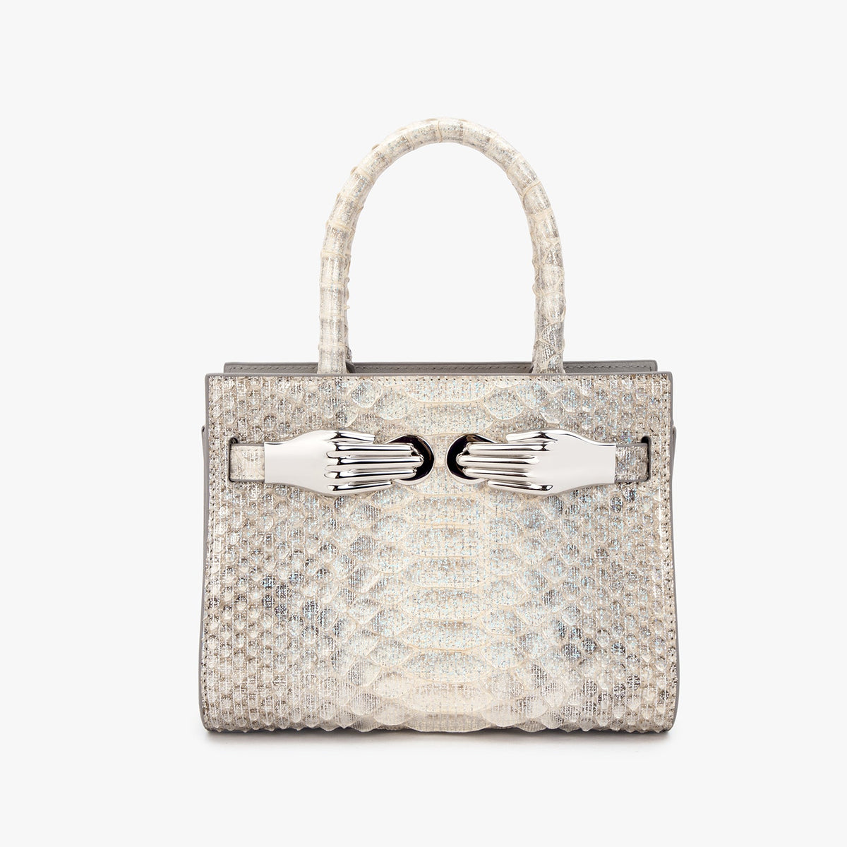 Python Skin Structured Bag