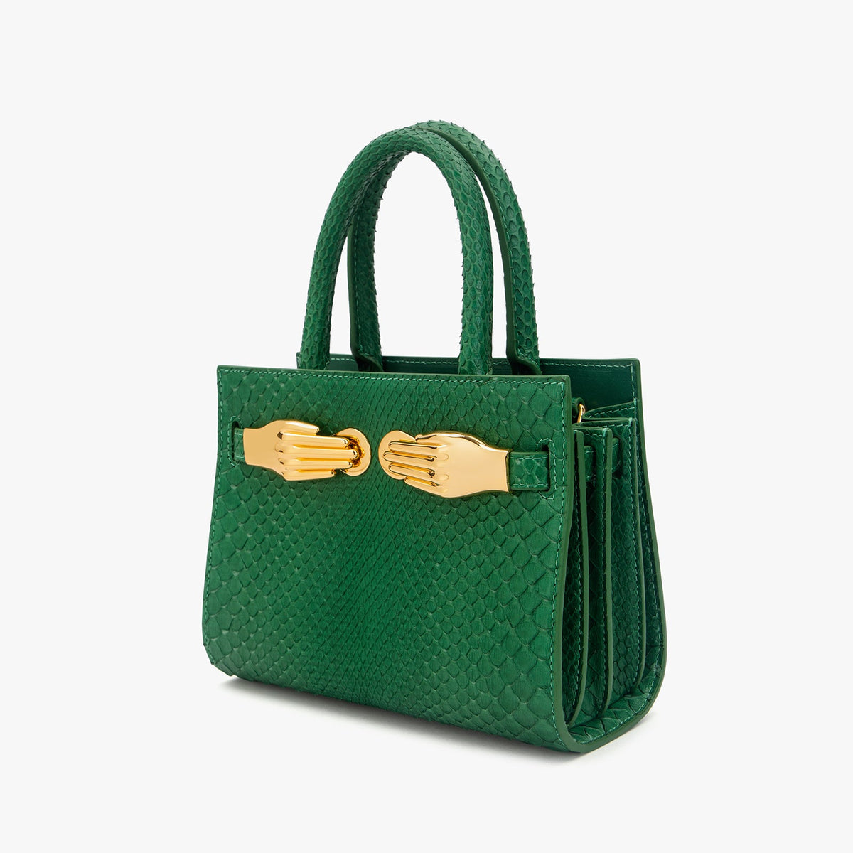 Python Skin Structured Bag