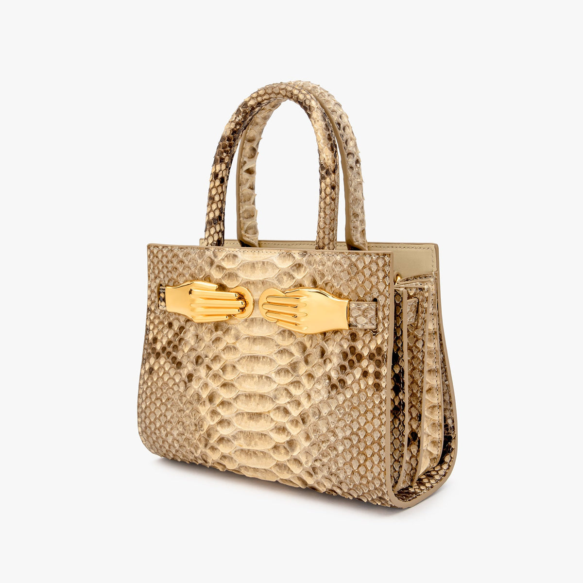 Python Skin Structured Bag