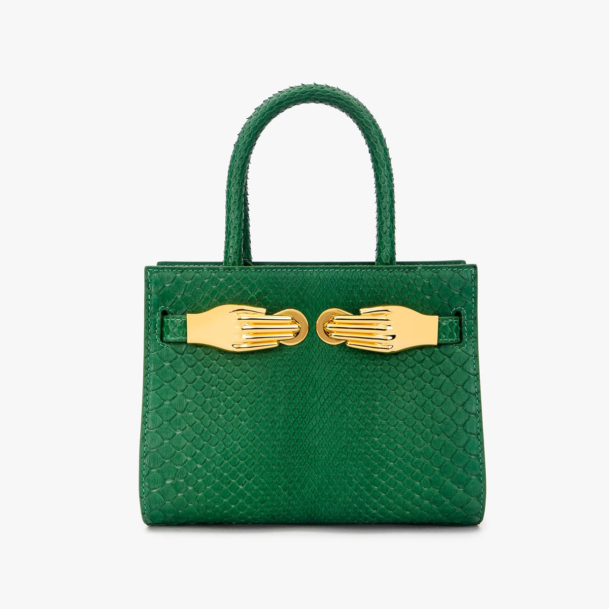 Python Skin Structured Bag
