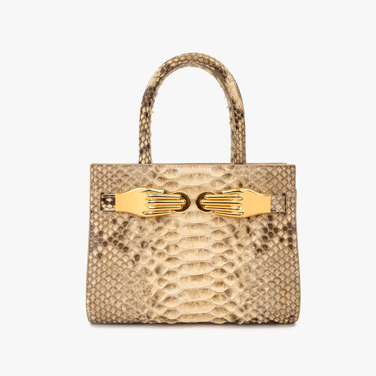 Python Skin Structured Bag