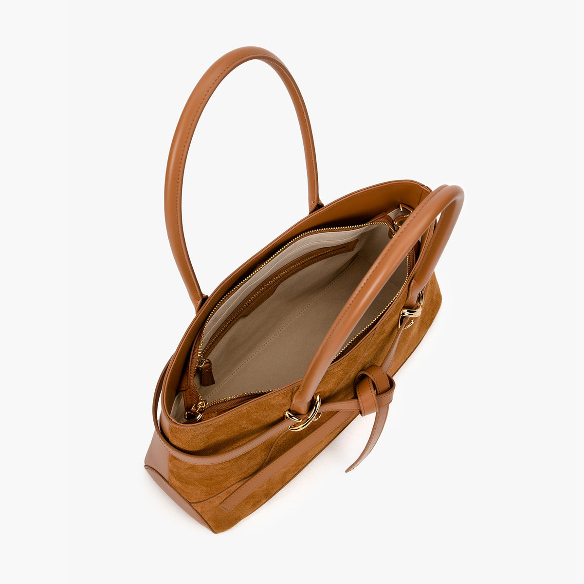 Suede Leather Tote