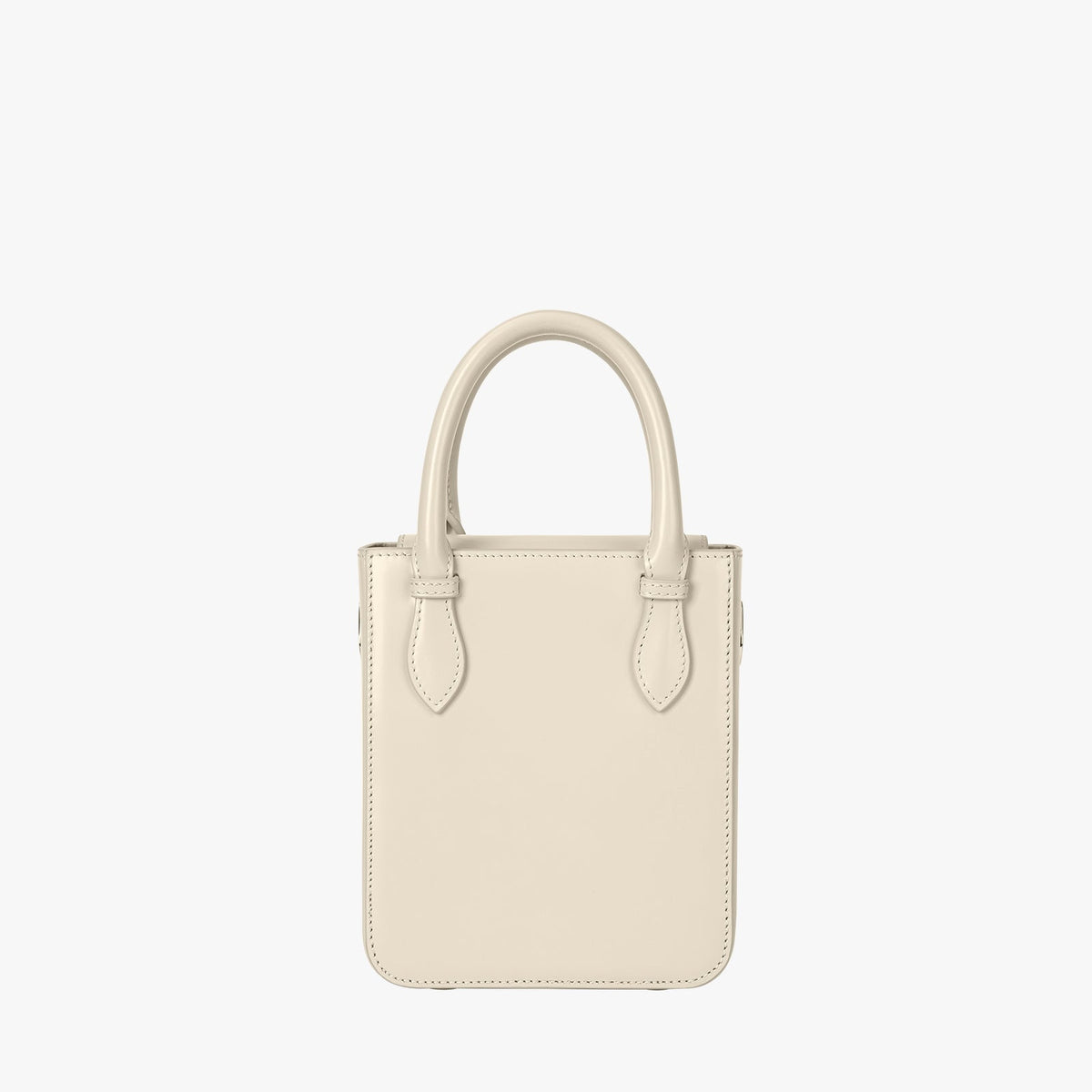 Ivory Box Leather Women's Tote Handbag