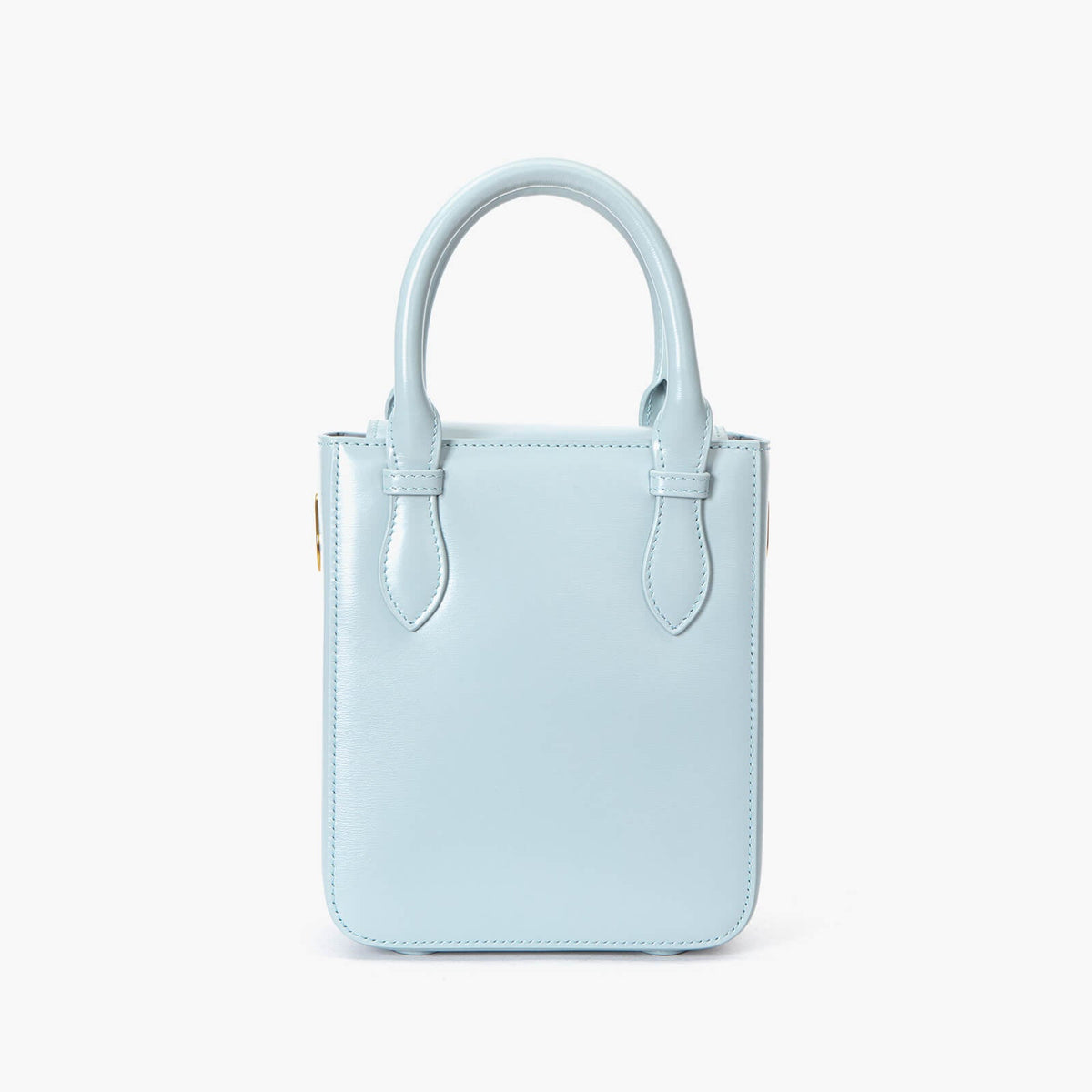 Sac fourre-tout en cuir bleu bébé