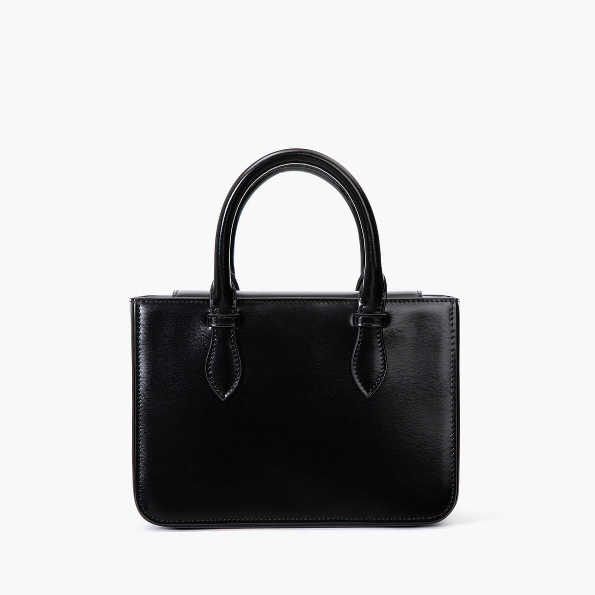 Borsa in pelle nera di lusso