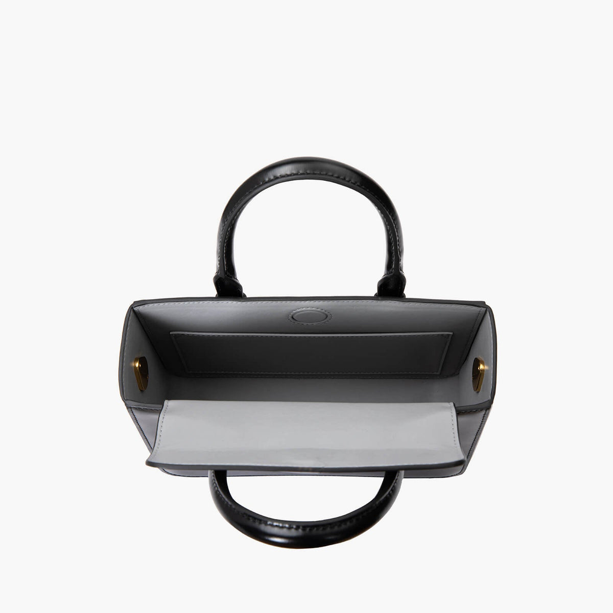 Borsa in pelle nera di lusso