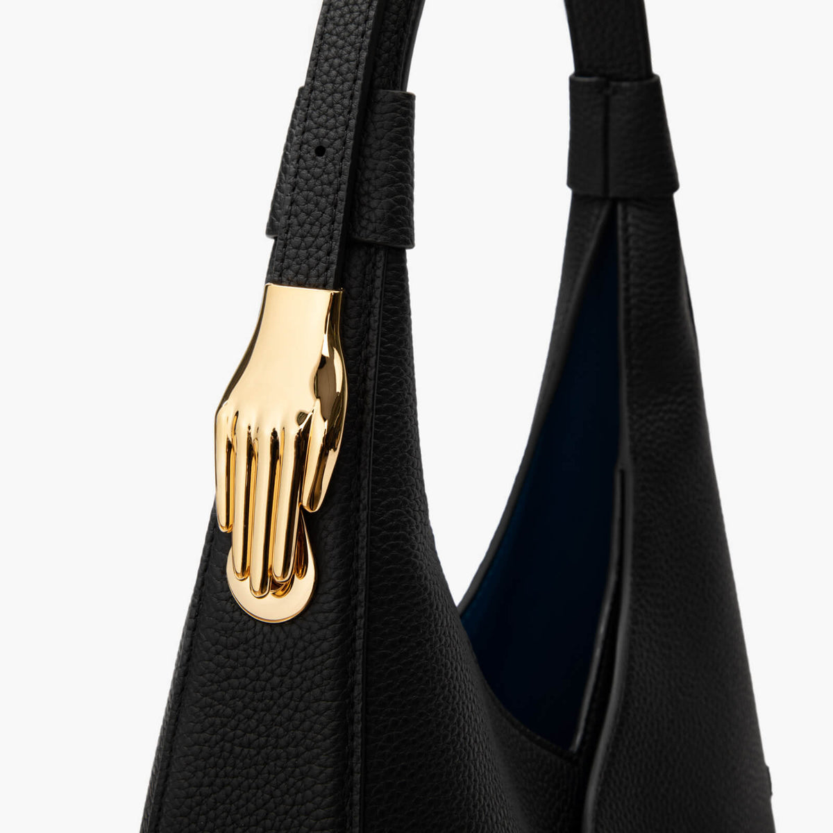 Bolso de cuero Victoria Pebbled