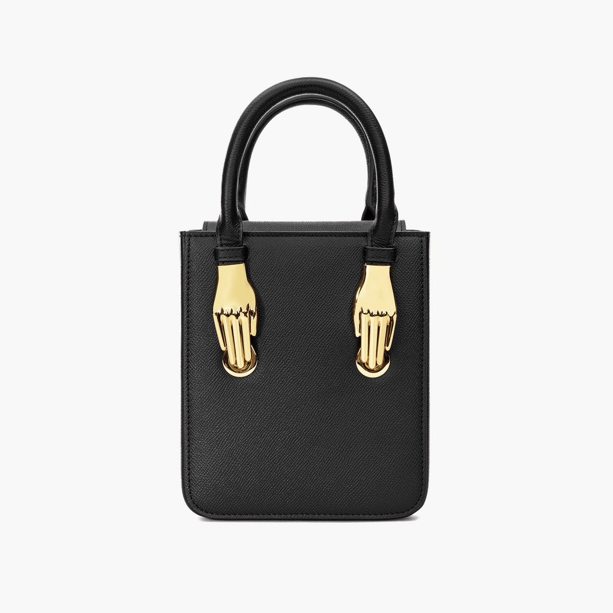 Black Epsom Embossboed Leather Tote