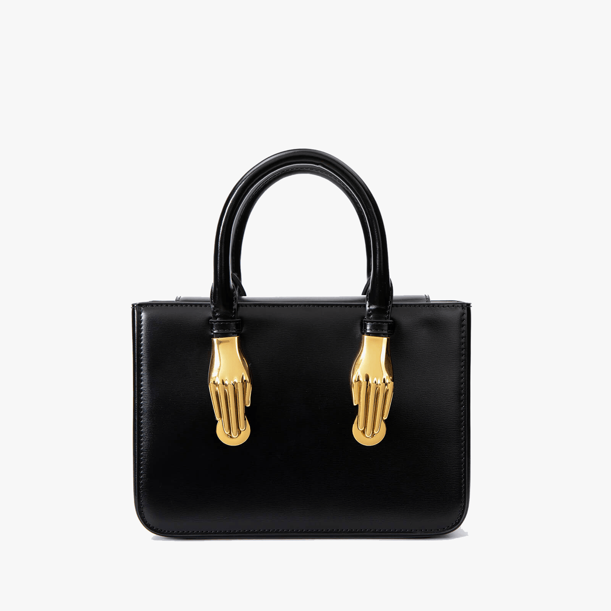 Black Luxury Box Leather Bag