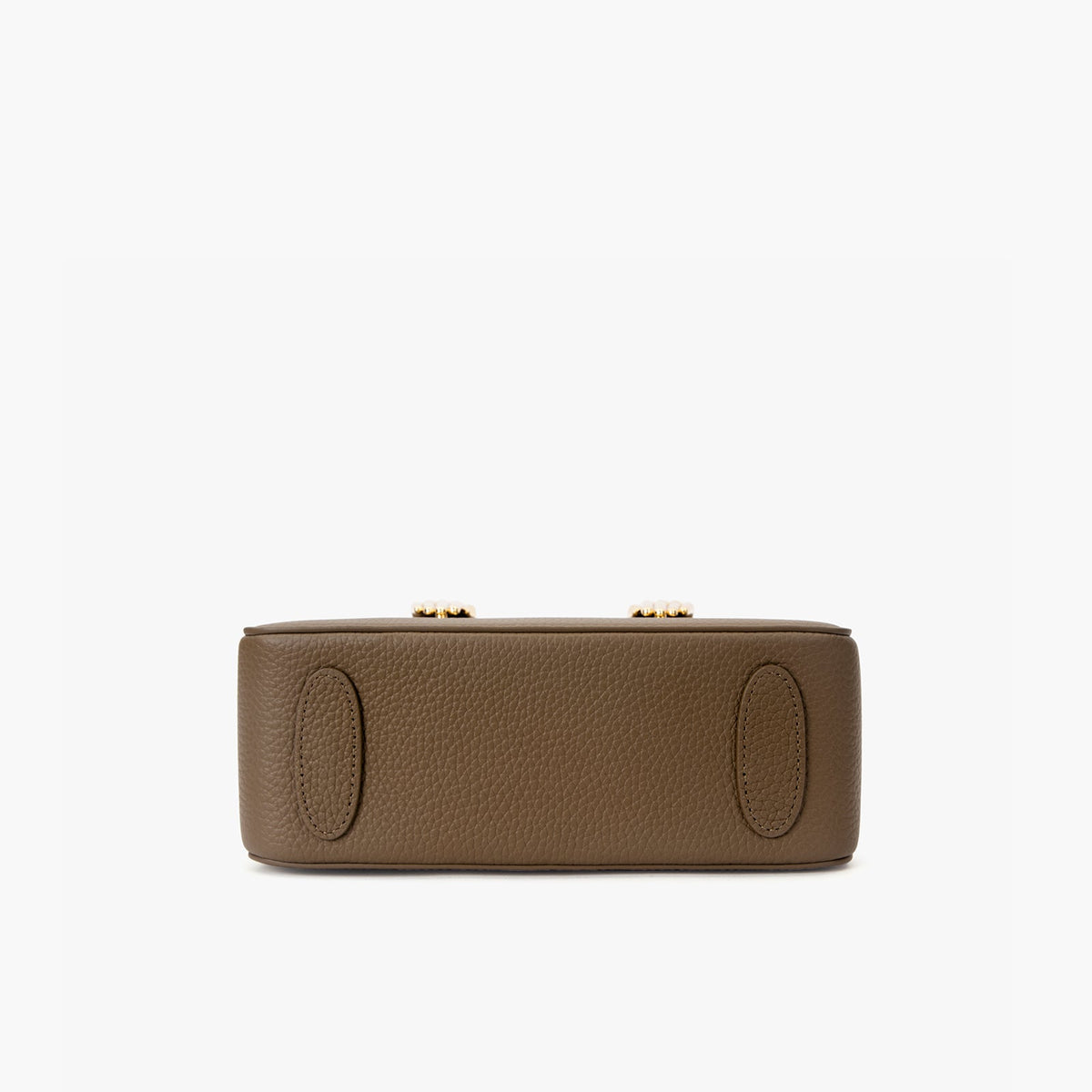 Tobacco Brown Pebble Grain Leather Tote